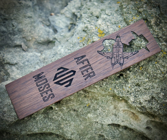 After Moses Middleborne Arms Walnut Bookmark